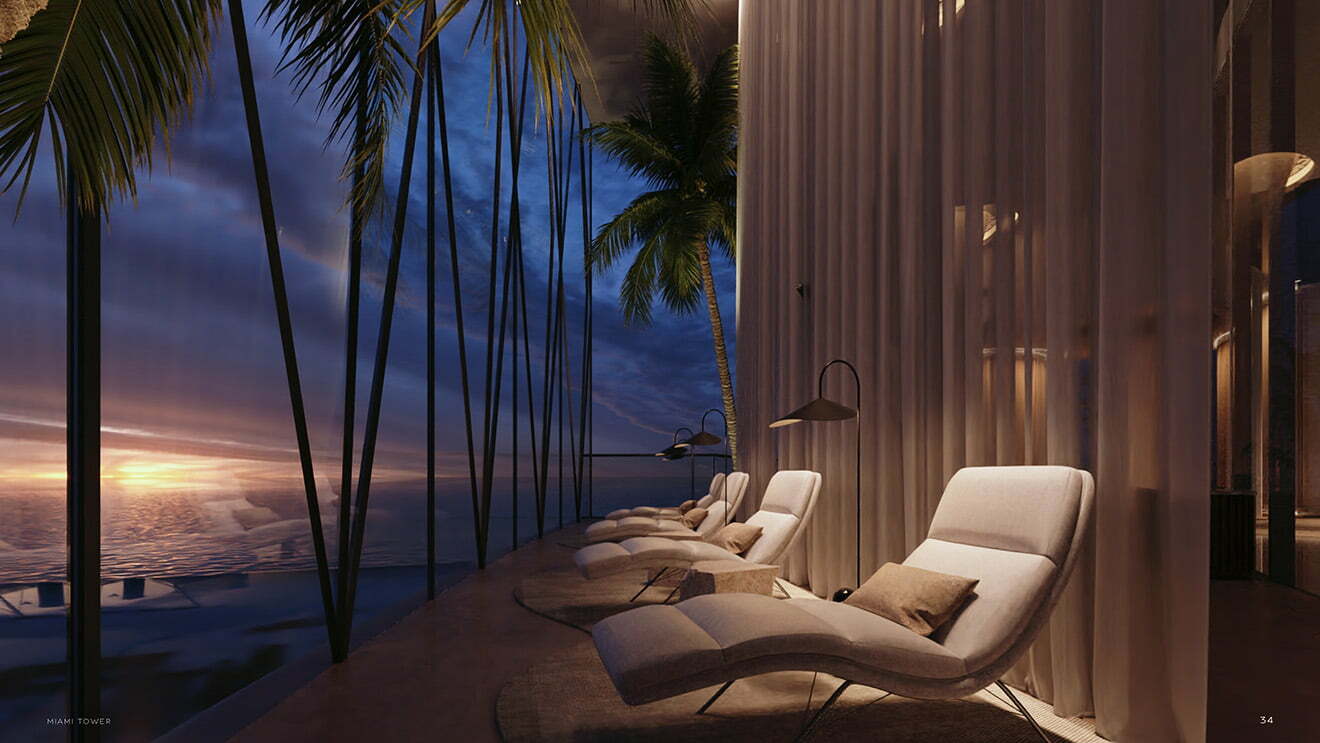 Bentley Residences Miami - Wellness Deck