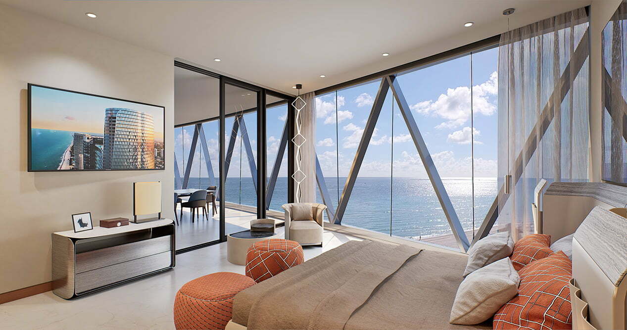 Bentley Residences Miami - East Unit - Bedroom