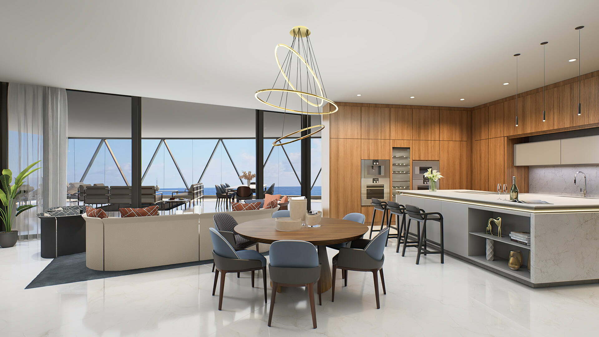 Bentley Residences Miami - East Unit - Kitchen