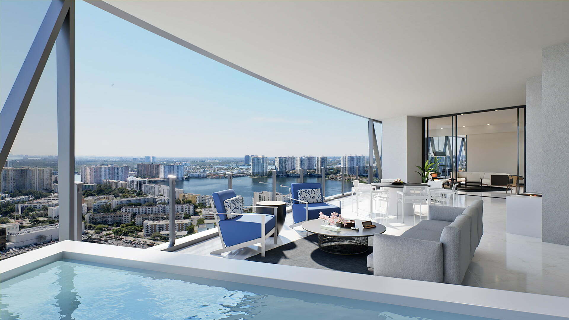 Bentley Residences Miami - West Unit - Balcony