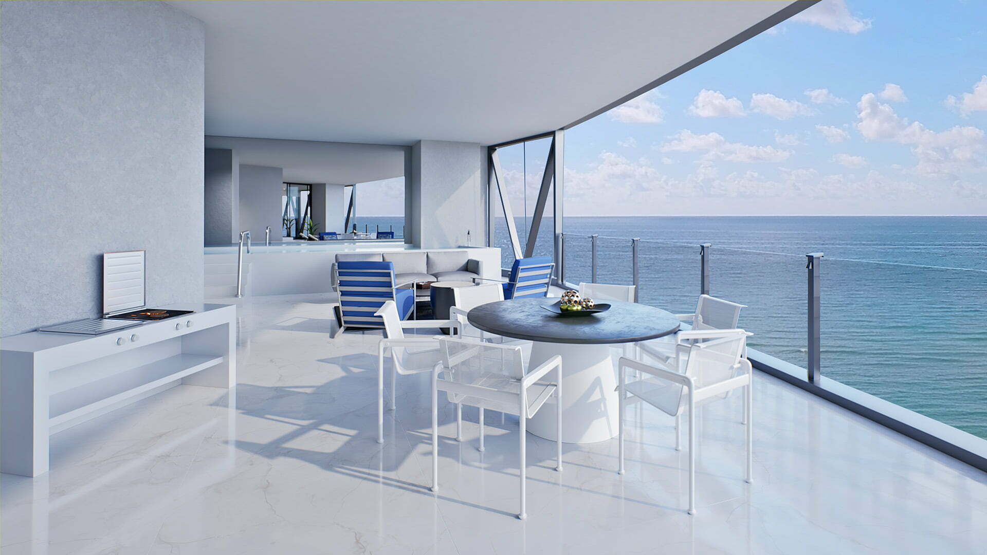 Bentley Residences Miami - West Unit - Balcony