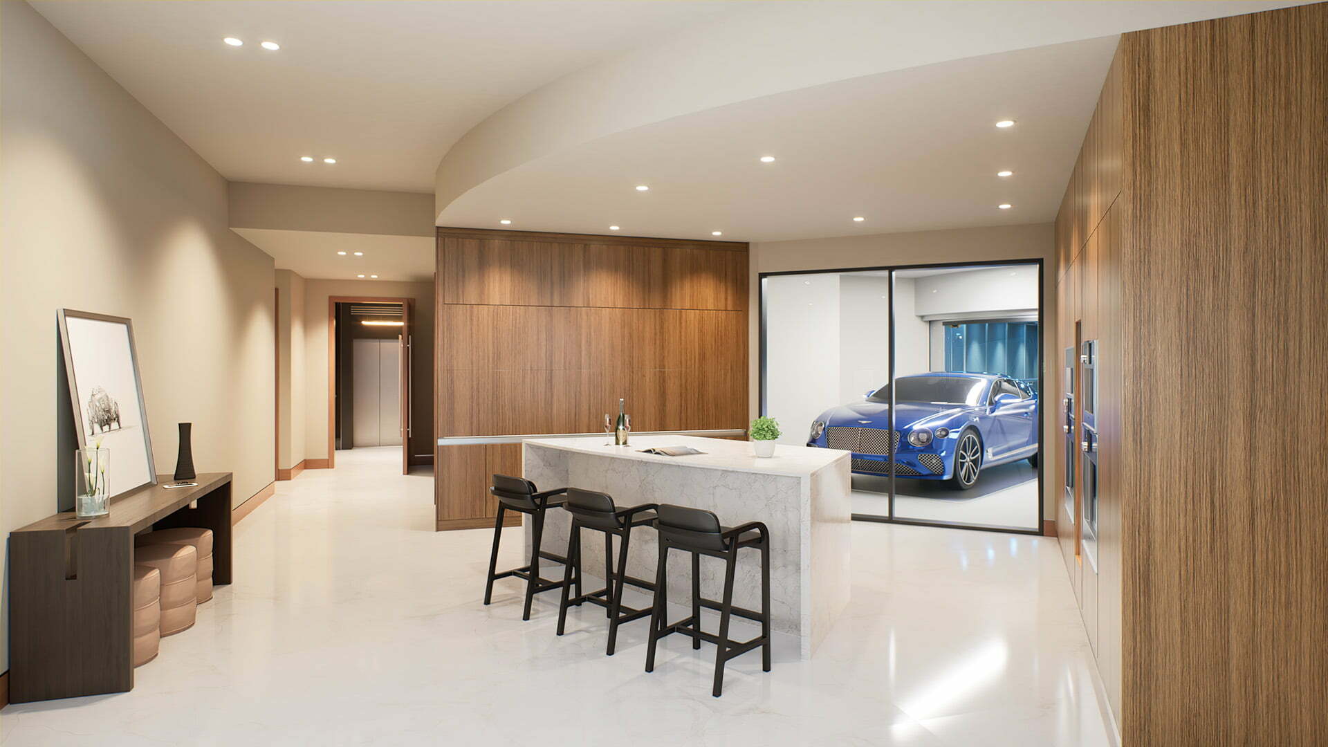 Bentley Residences Miami - West Unit - Kitchen
