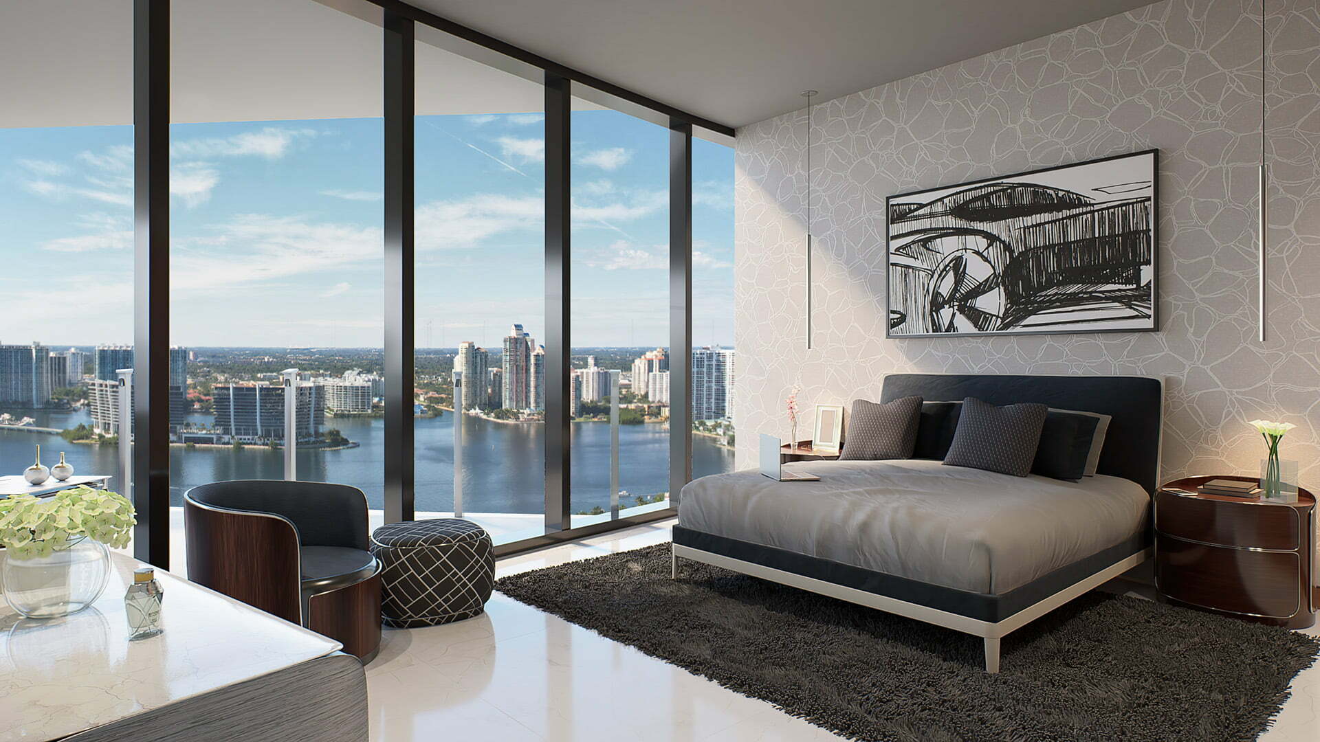 Bentley Residences Miami - West Unit - Bedroom