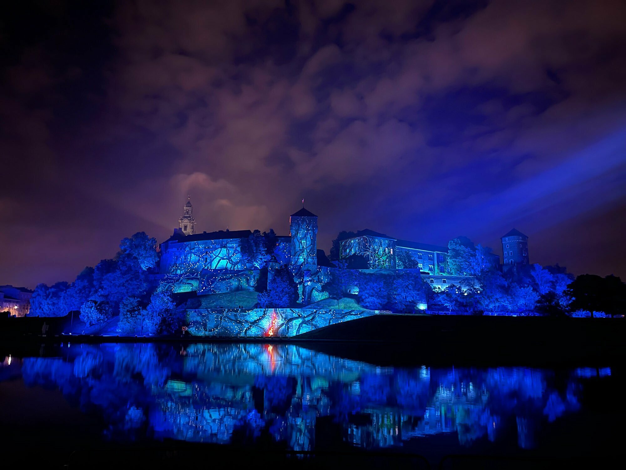 A photo of the rift at Wawel Castle in Krakow, Poland