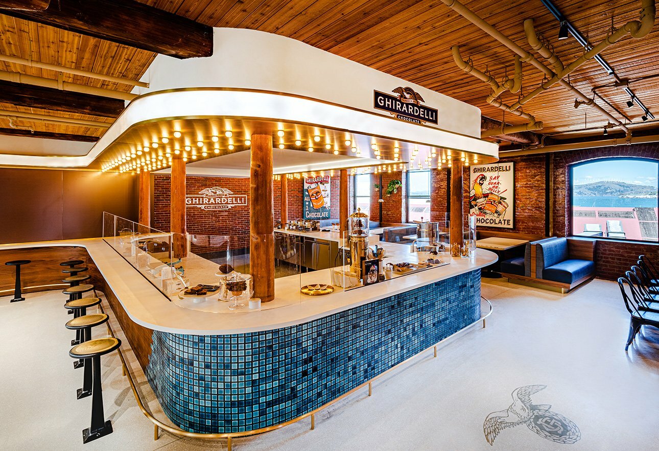 Chocolatier Station - Ghirardelli’s flagship Chocolate Experience Store in San Francisco