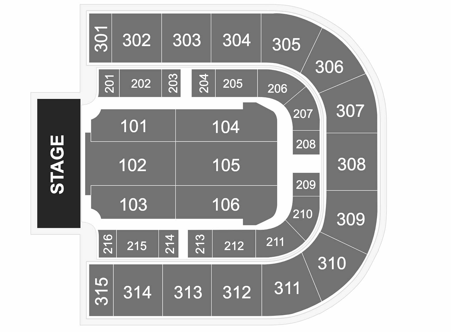 “Disney Junior Live On Tour: Costume Palooza”  San Jose Civic Seating Map