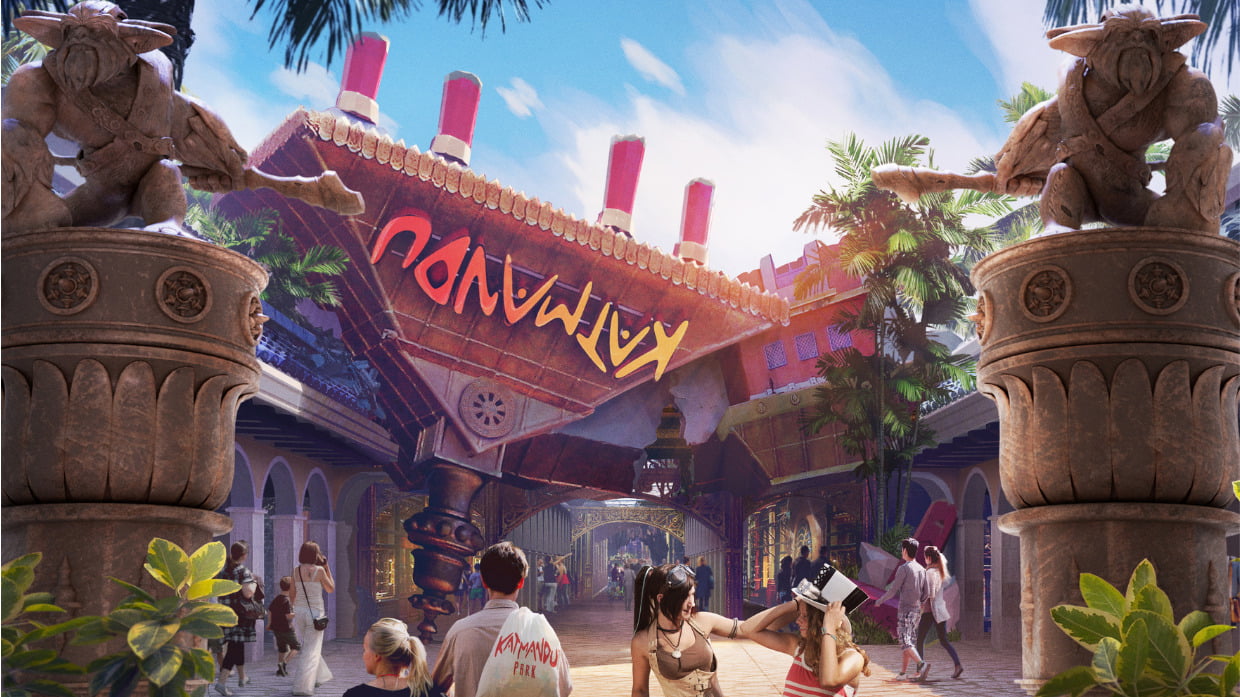 Phase 1 of the Falcon’s Beyond entertainment development features Katmandu Park, the first world-class theme park in the Caribbean, opening in fall 2022