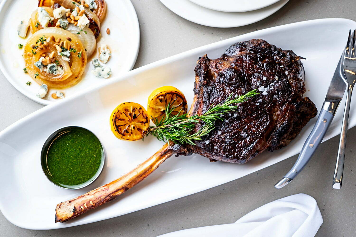 Dovetail's Tomahawk Steak at Viceroy Washington DC