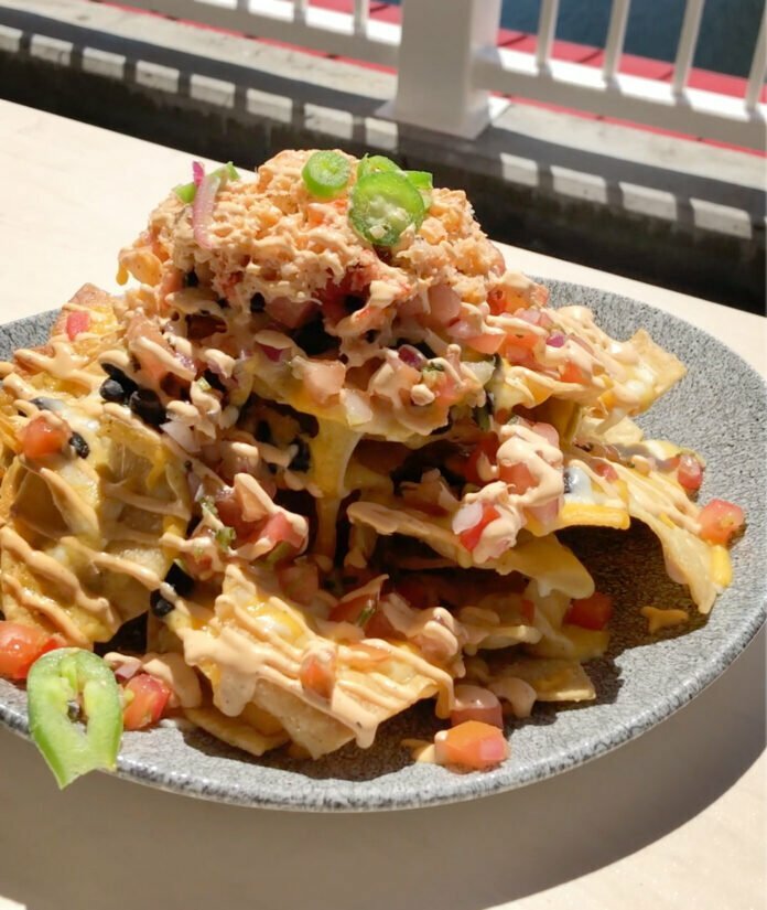 Official RECIPE Lobster Nachos at Lamplight Lounge in Disney