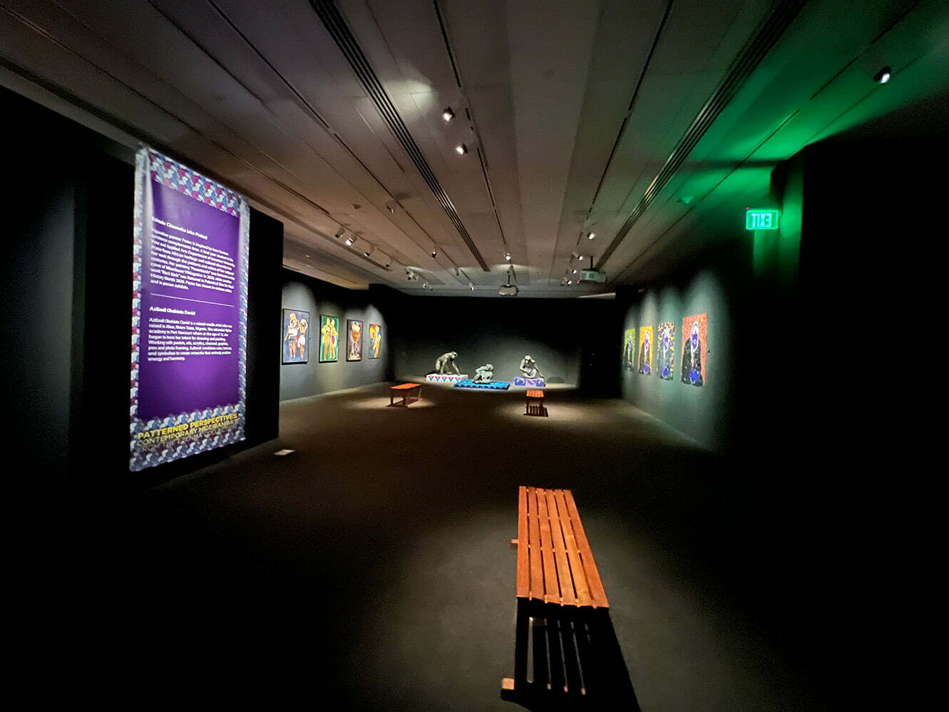 Patterned Perspectives: Contemporary Nigerian art from the Ezenman Collection at Muzeo Museum and Cultural Center’s Main Gallery (Julie Nguyen/SNAP TASTE)