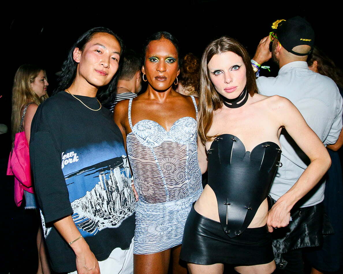 Alexander Wang, Richie Shazam, Julia Fox