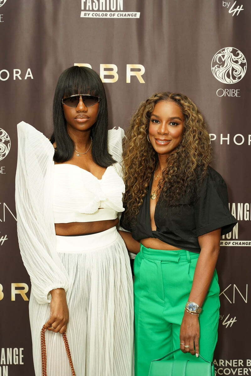 WEST HOLLYWOOD, CALIFORNIA - JUNE 24: Christiana Cassell and Fesa Nu during the BBR Hosts Celebration in Black Beauty Excellence at The West Hollywood EDITION on June 24, 2022 in West Hollywood, California.