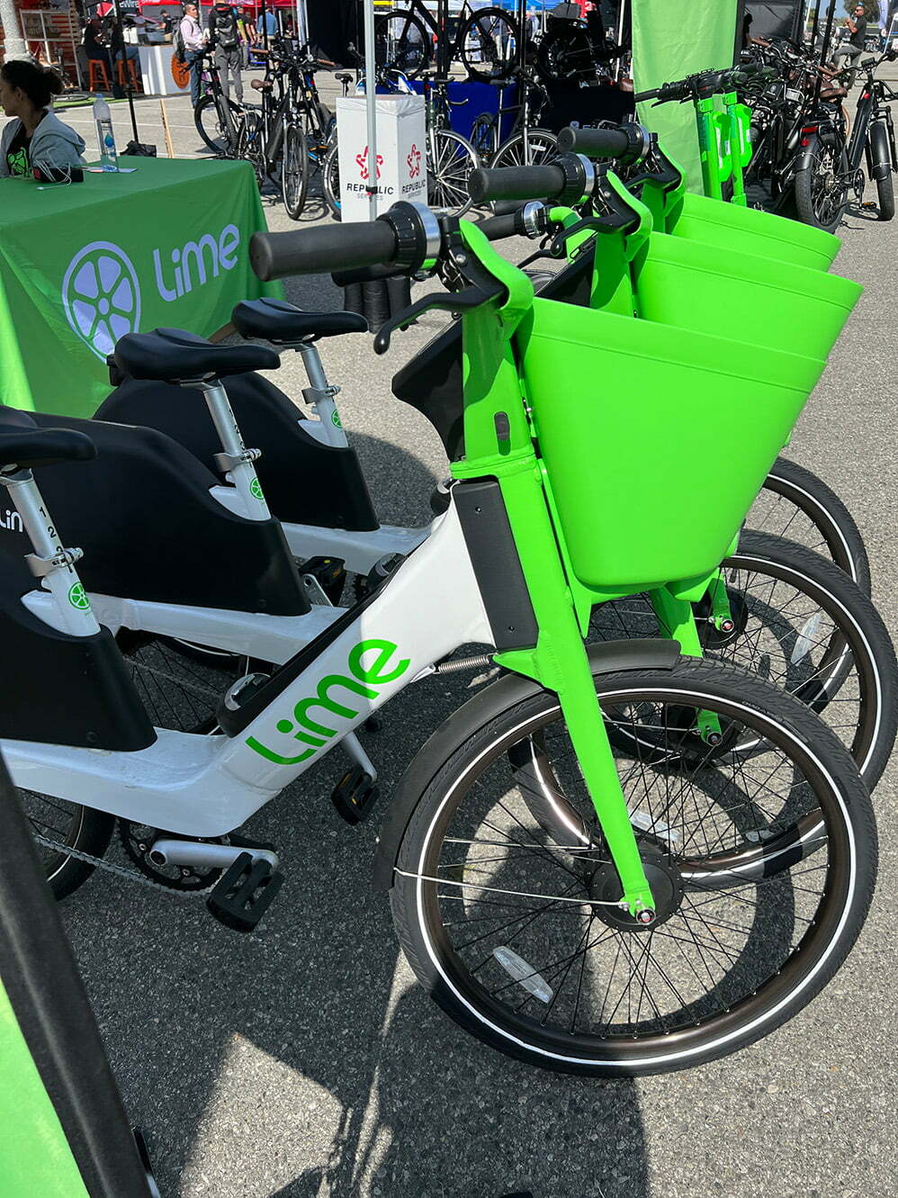Lime Bikes at Electrify Expo (Julie Nguyen/ SNAP TASTE)