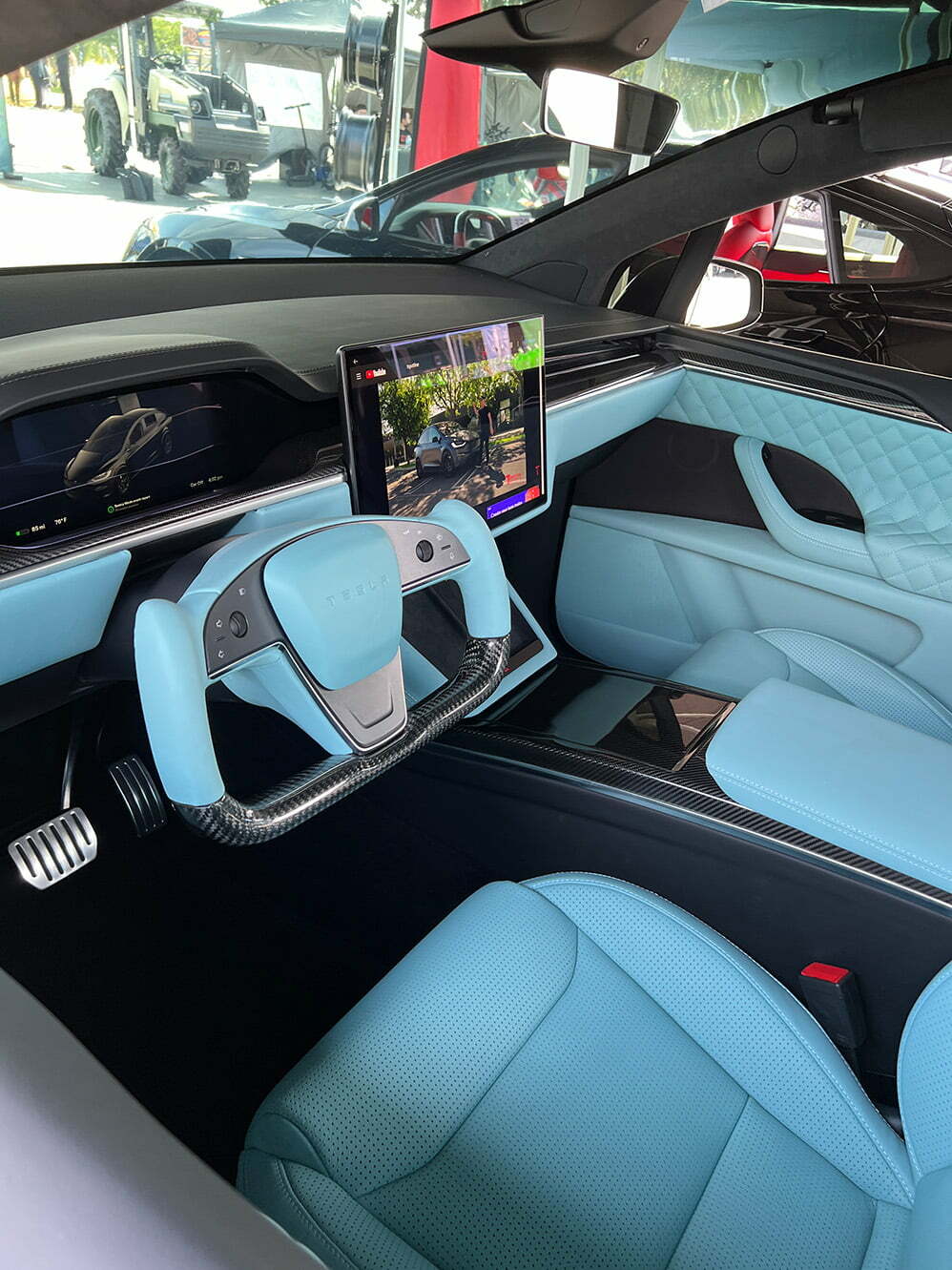 Modified Tesla by T Sportline at Electrify Expo (Julie Nguyen/ SNAP TASTE)