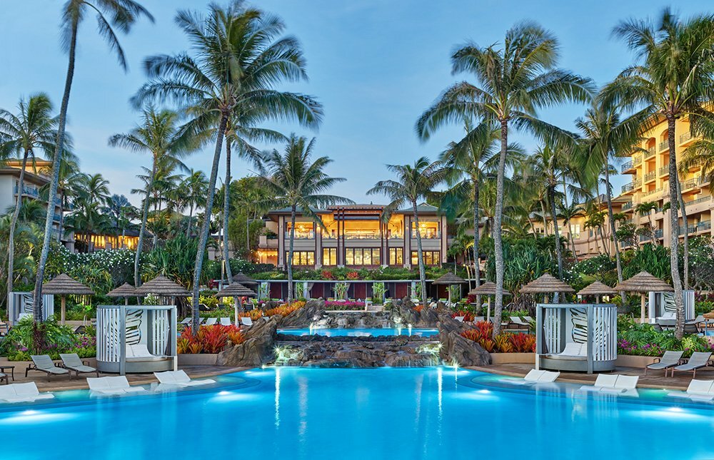 Pool View from Lower Deck - The Ritz-Carlton Maui, Kapalua