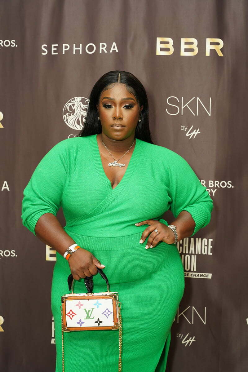WEST HOLLYWOOD, CALIFORNIA - JUNE 24: Roche Barnes during the BBR Hosts Celebration in Black Beauty Excellence at The West Hollywood EDITION on June 24, 2022 in West Hollywood, California.