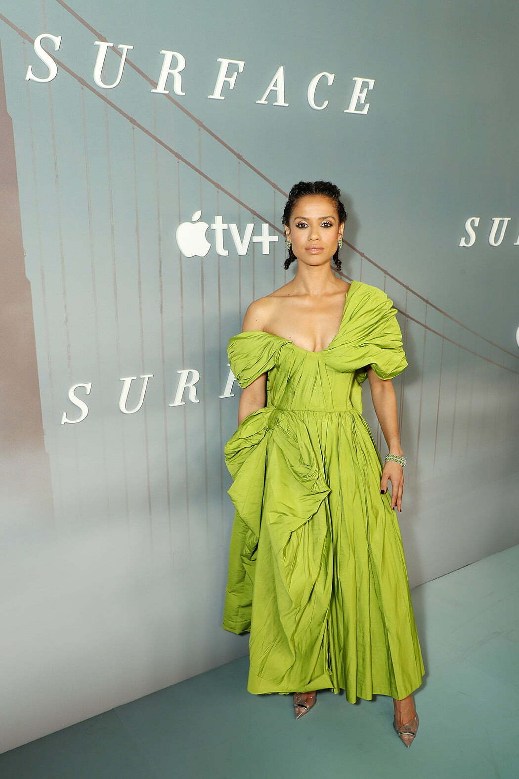 New York, NY - 7/25/22 - Gugu Mbatha-Raw (Exec Producer) attends the global series premiere screening of the Apple TV+ psychological thriller "Surface" at The Morgan Library & Museum.