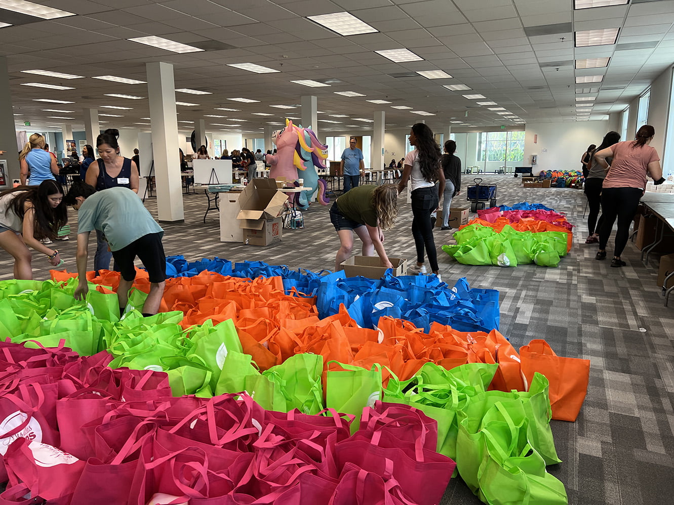 Miracles for Kids "Back-to-School Basket of Miracles" event in Irvine (Photo: Julie Nguyen/SNAP TASTE®)