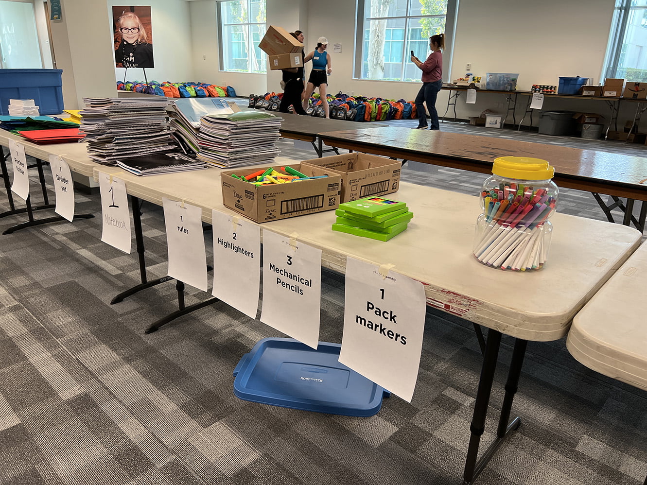 Miracles for Kids "Back-to-School Basket of Miracles" event in Irvine (Photo: Julie Nguyen/SNAP TASTE®)