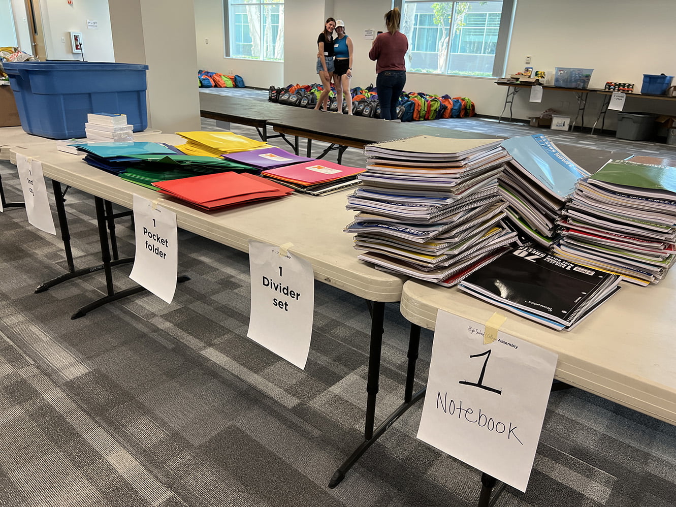 Miracles for Kids "Back-to-School Basket of Miracles" event in Irvine (Photo: Julie Nguyen/SNAP TASTE®)