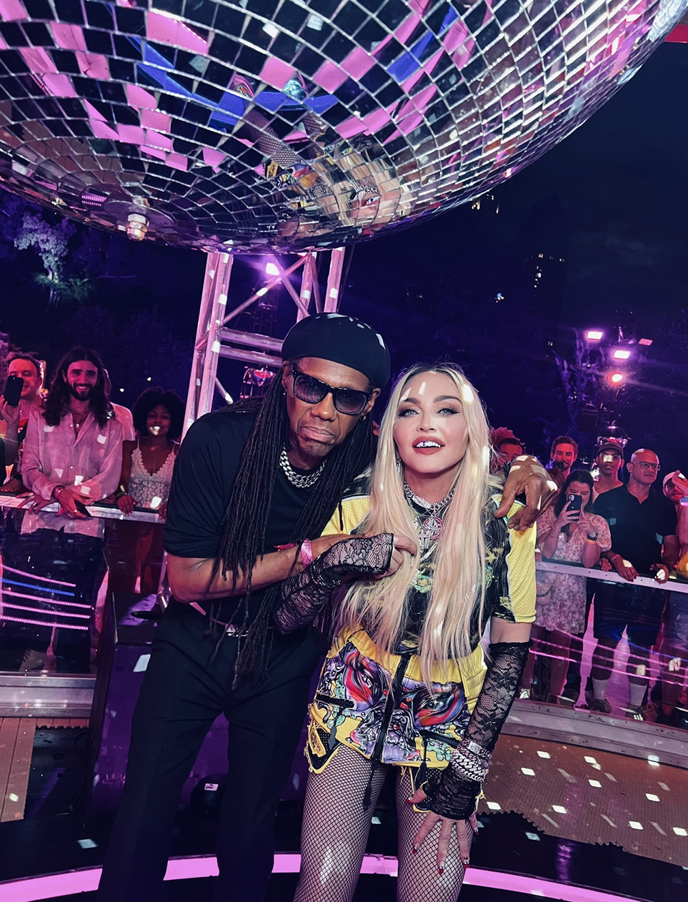 Nile Rodgers and Madonna
