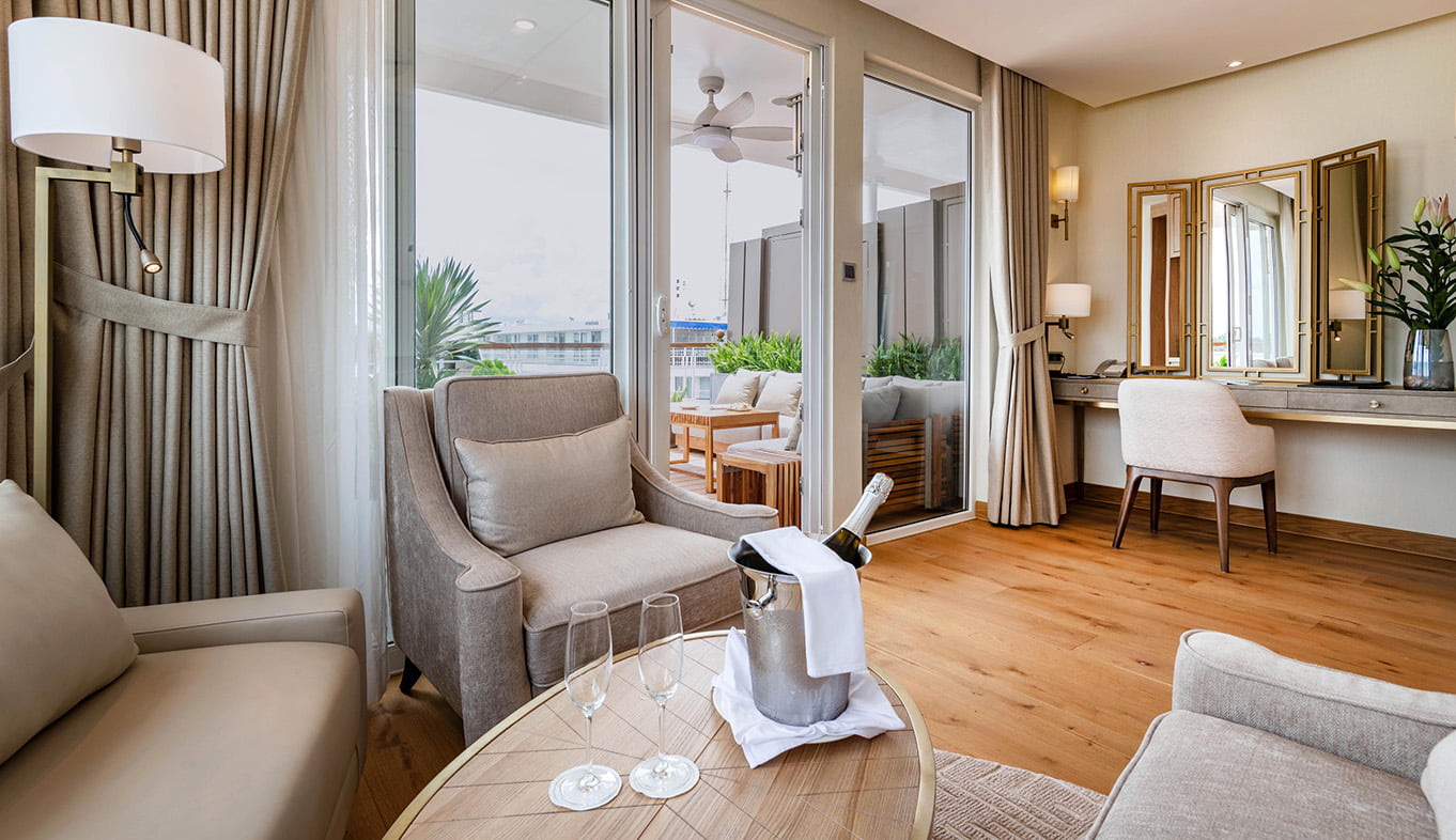 Viking Saigon Explorer Suite Living Room