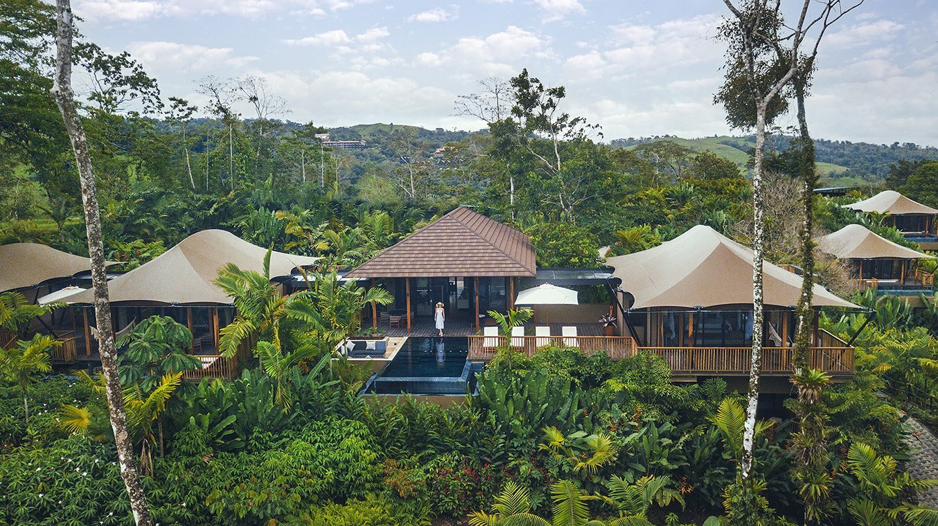 Nayara Tented Camp - Casa Paloma aerial view