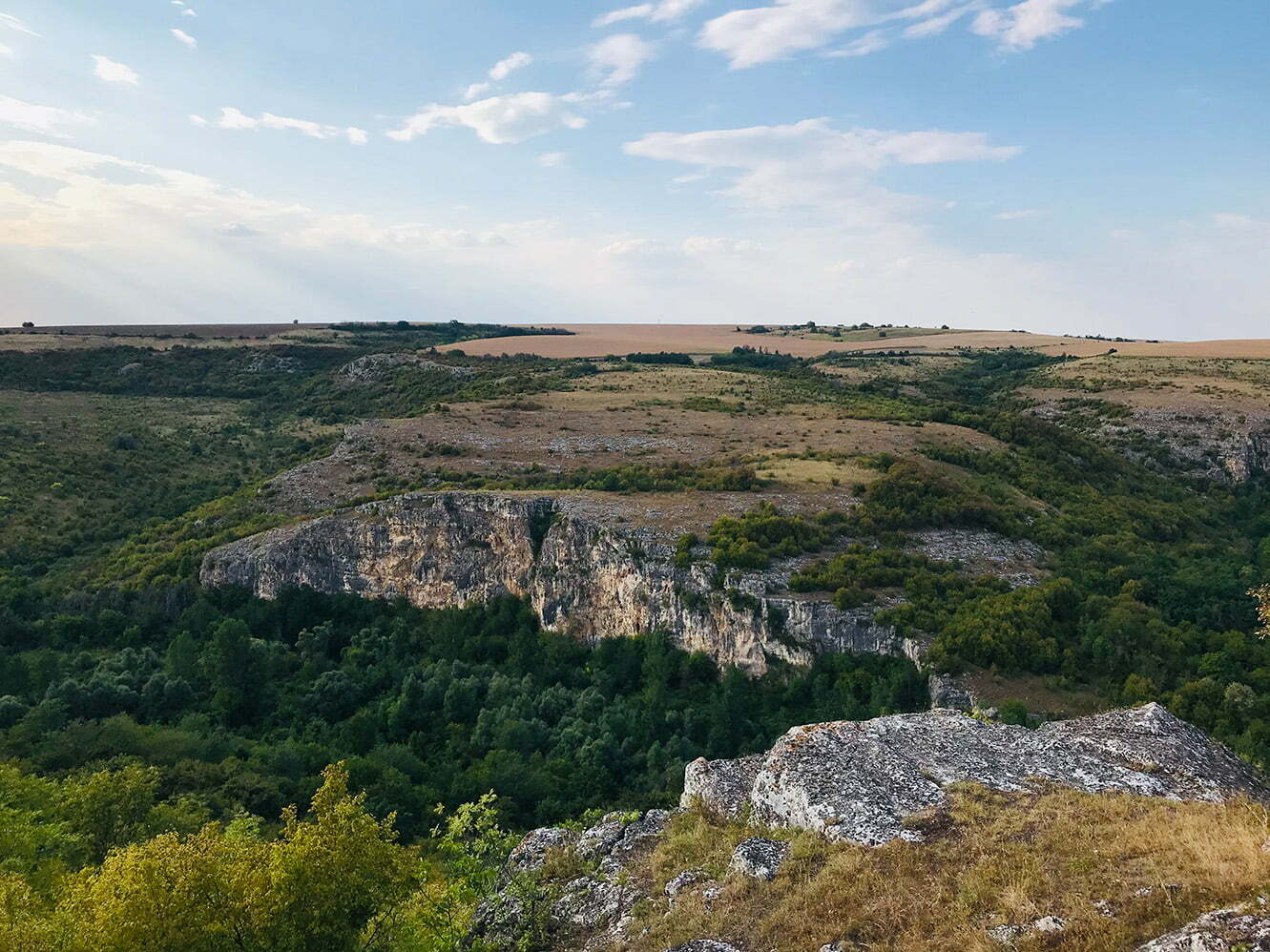 Landscape shot of a bat location in Bulgaria. 