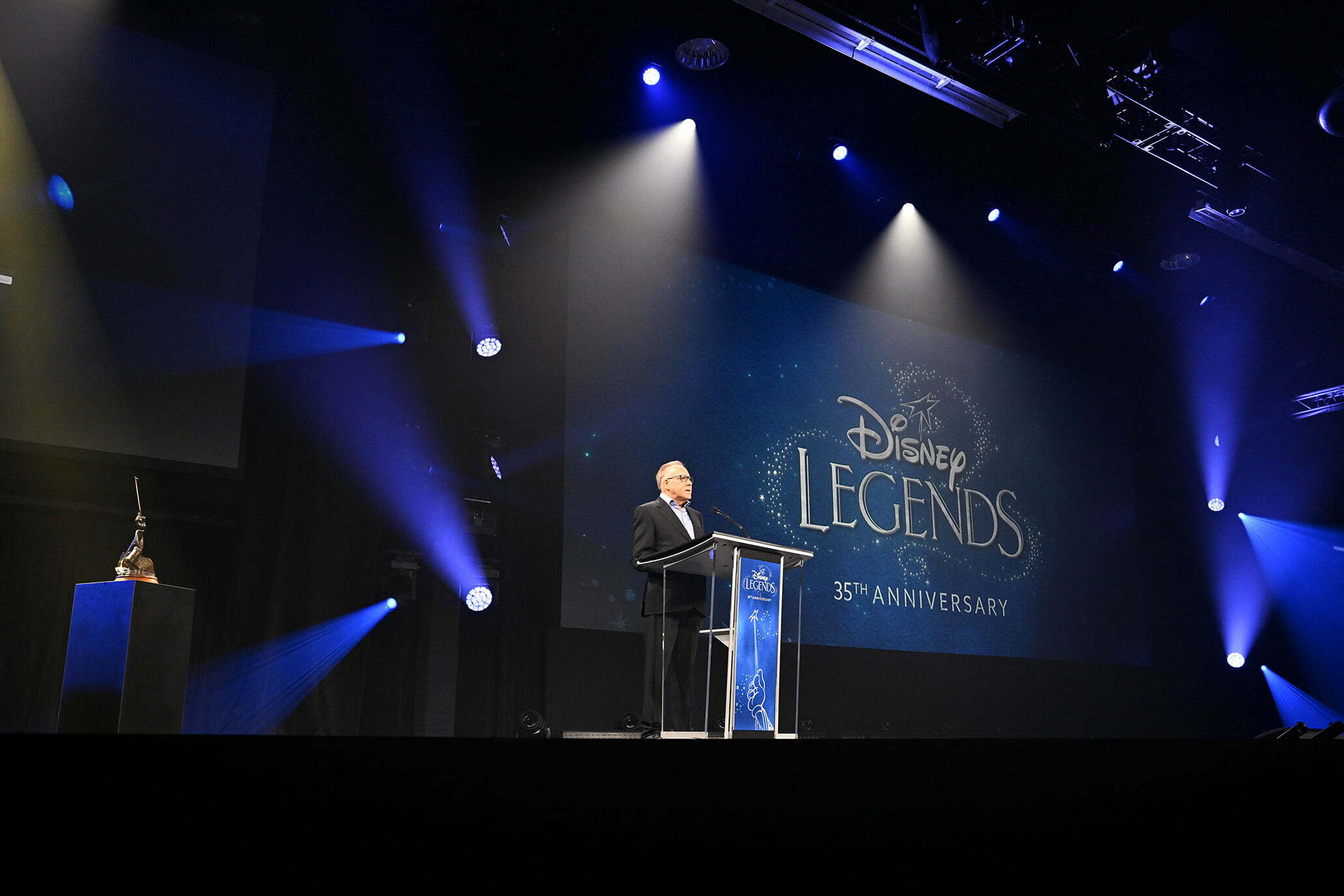 Chris Montan at the Opening Ceremony of D23 Expo