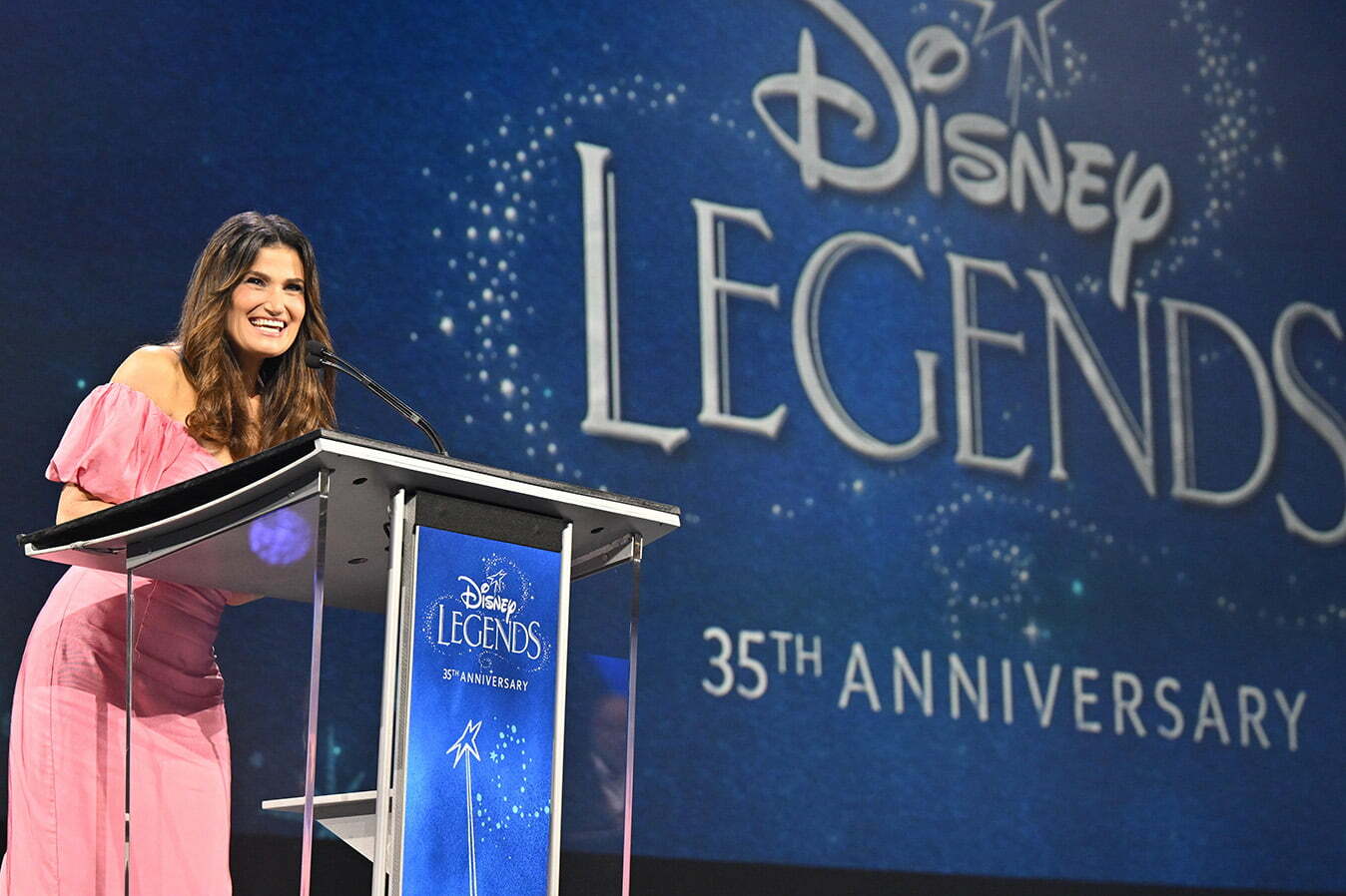 Idina Menzel at the Opening Ceremony of D23 Expo