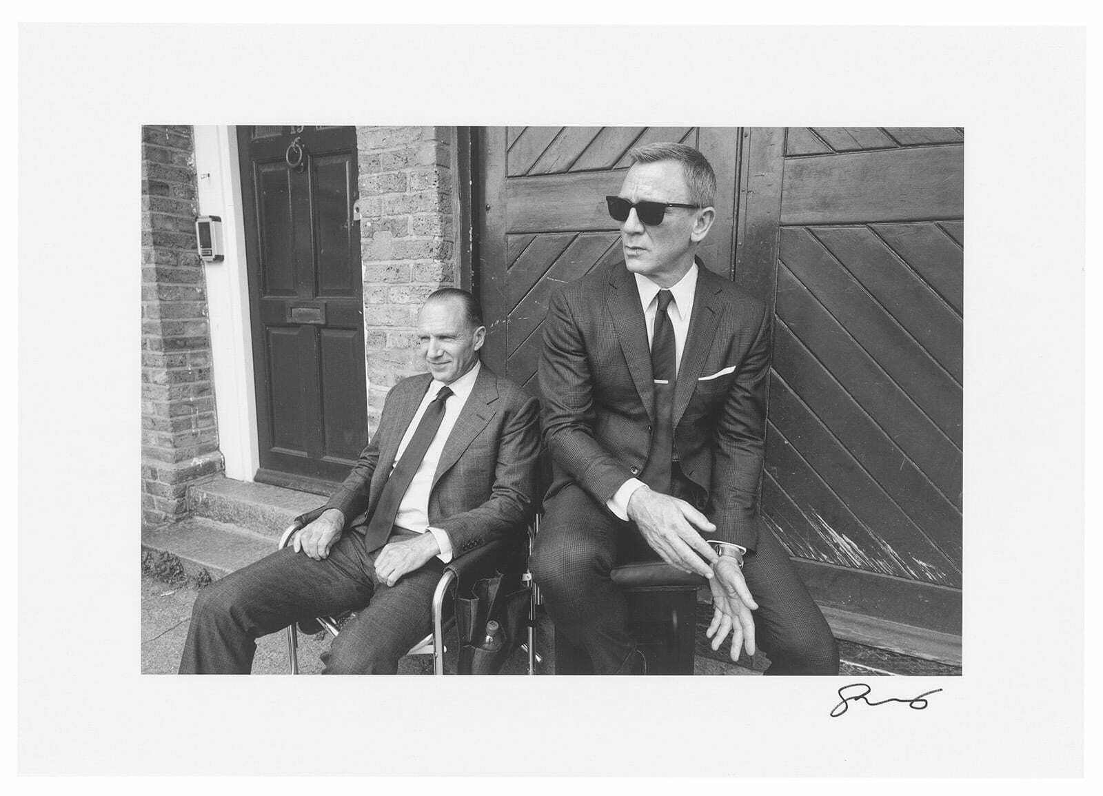 A set of twenty-six behind the scenes photographs and portfolio shot on Leica cameras by Michael G. Wilson, Daniel Craig, Greg Williams and unit photographer, Nicola Dove; each signed by the photographer