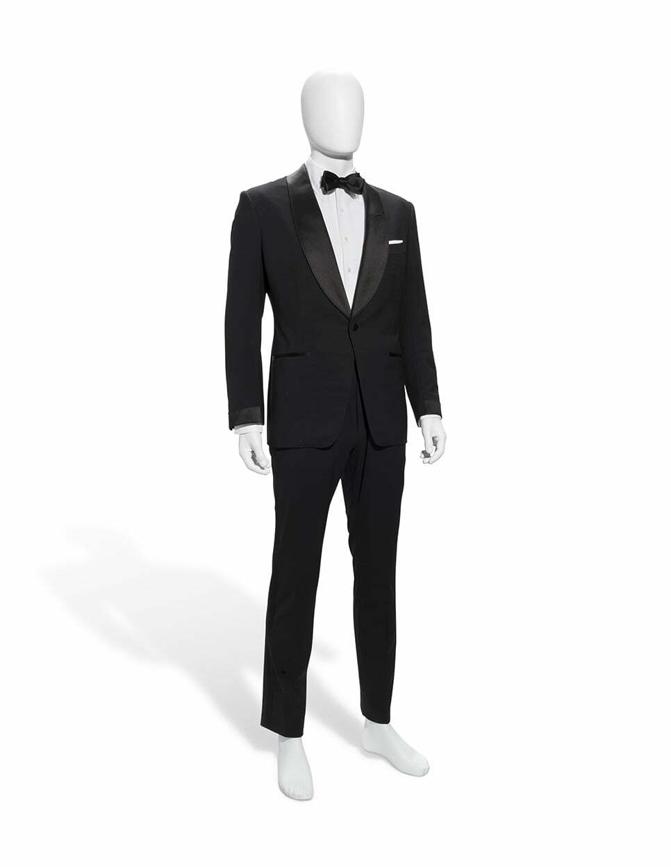 NO TIME TO DIE (2021)  A TOM FORD TWO-PIECE DINNER SUIT WITH CROCKETT & JONES SHOES, WORN BY DANIEL CRAIG AS JAMES BOND 