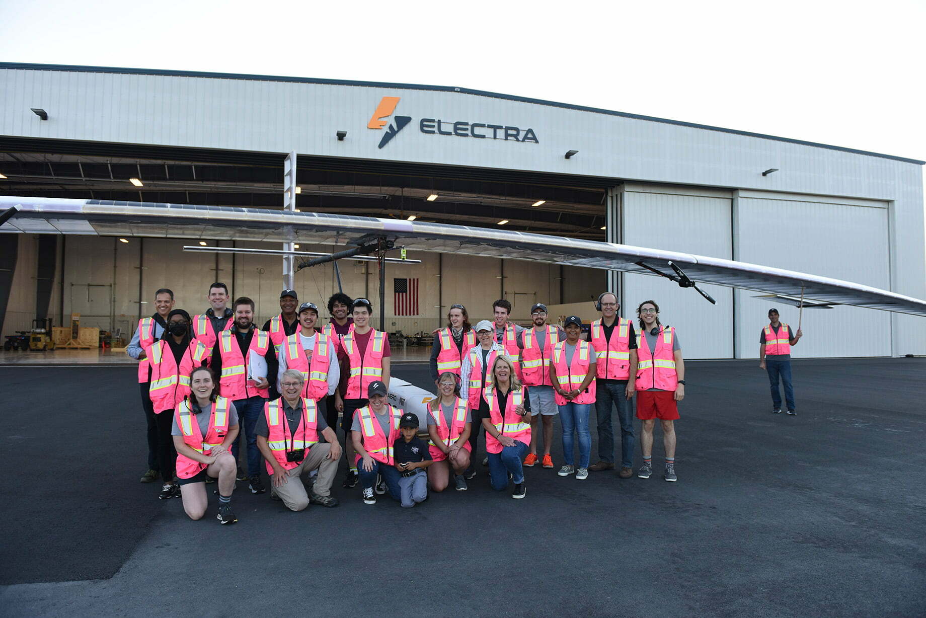 In addition to the Electra team, the “Dawn One” aircraft team included researchers and students from MIT, Harvard, Virginia Tech, Penn State, Stanford, Tuskegee, Embry Riddle, University of Michigan, San Diego State, and The University of Texas at El Paso.