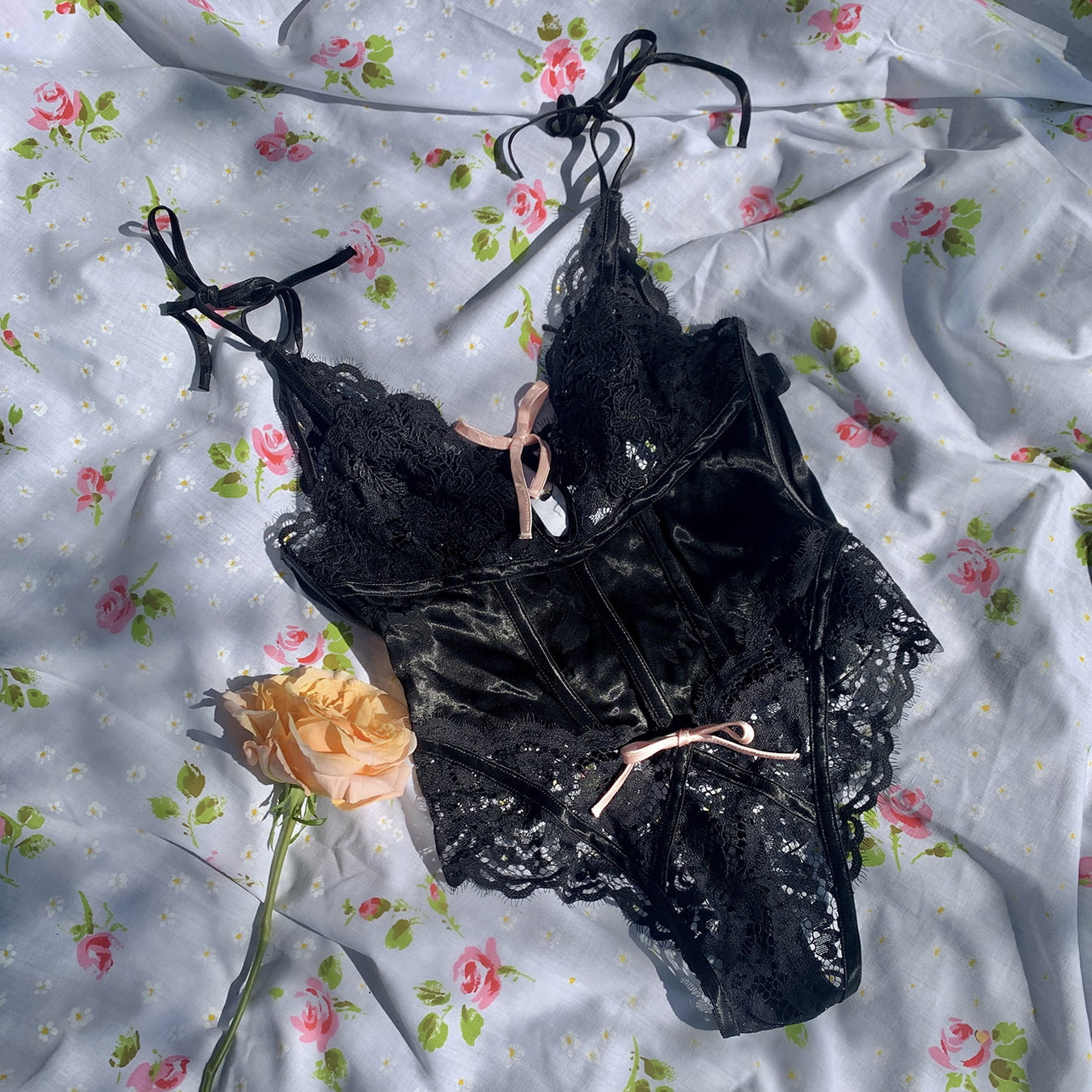 For Love and Lemons For Victoria's Secret Fall 2022 noelle bodysuit