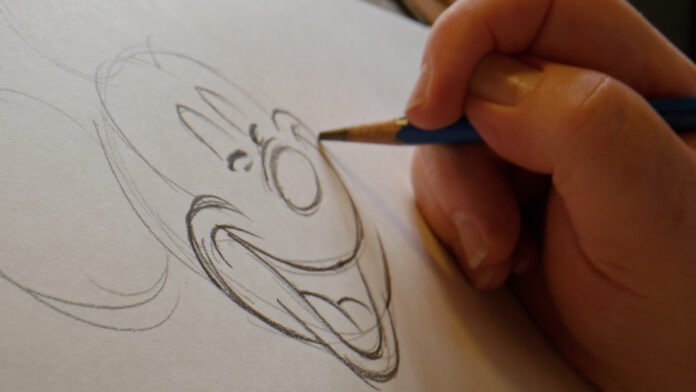 Disney animator, Eric Goldberg, draws an original Mickey