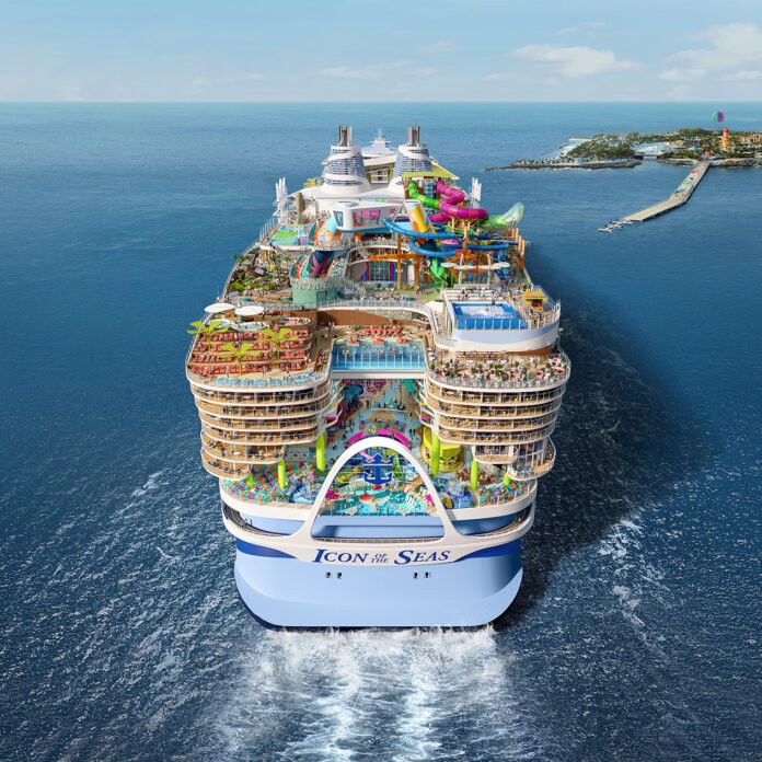 Royal Caribbean Icon of the Seas Aerial