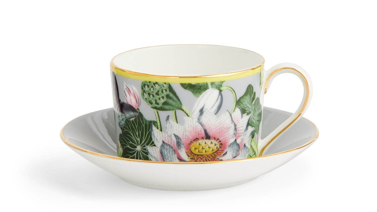Waterlily Teacup and Saucer