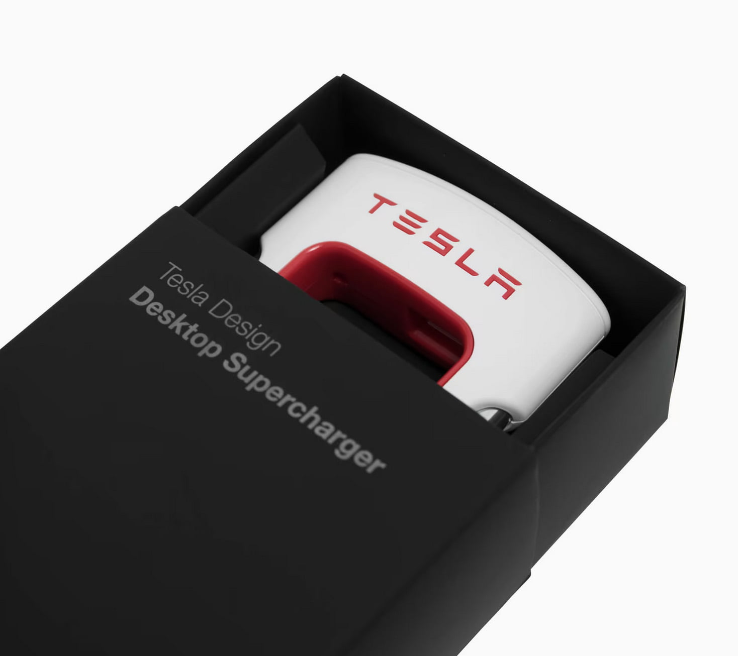 Tesla Desktop Supercharger USB cable organizer