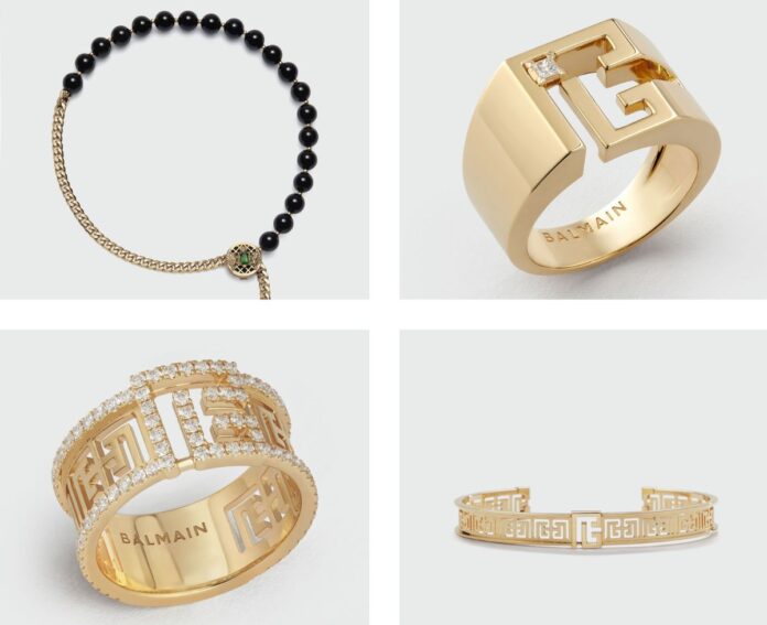 Balmain fine jewelry collection, designed by Olivier Rousteing