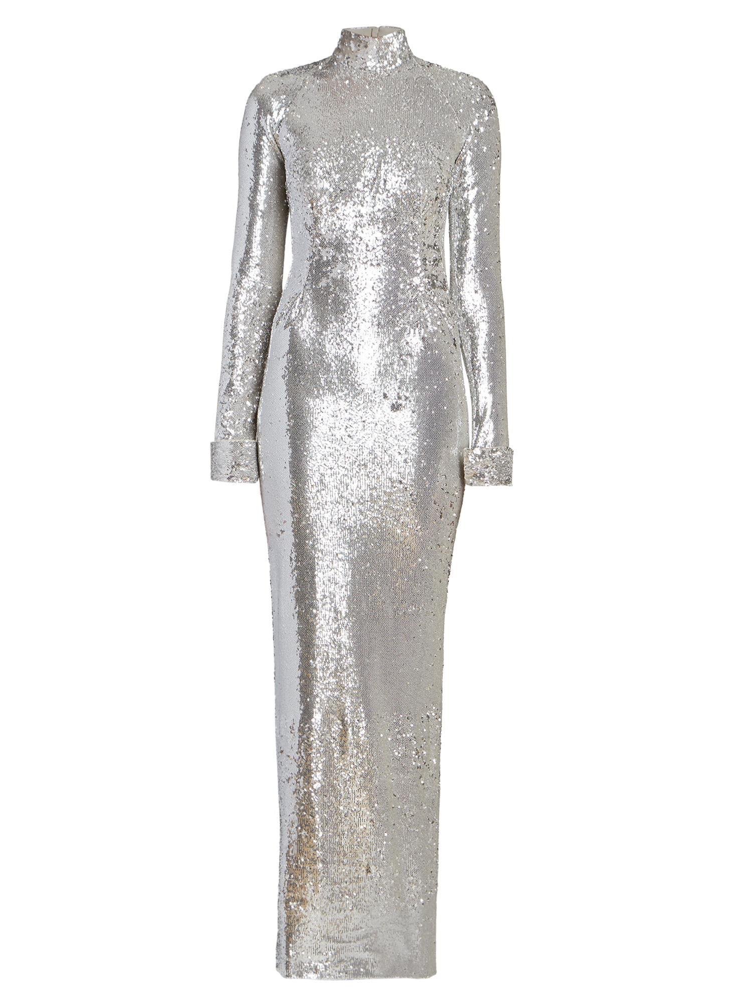 Givenchy Metallic Open Back Gown