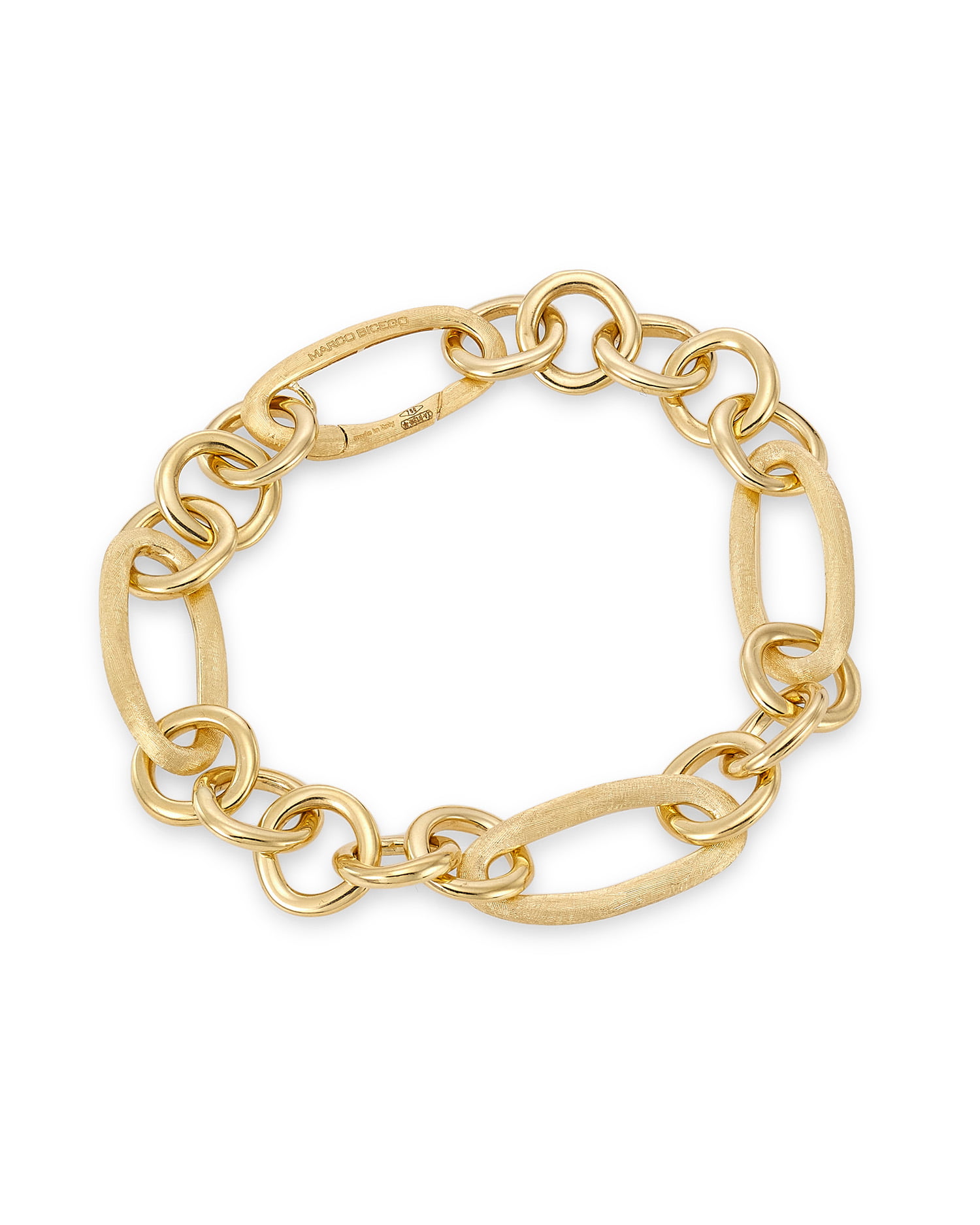 Marco Bicego Jaipur 18K Yellow Gold Mixed-Link Chain Bracelet