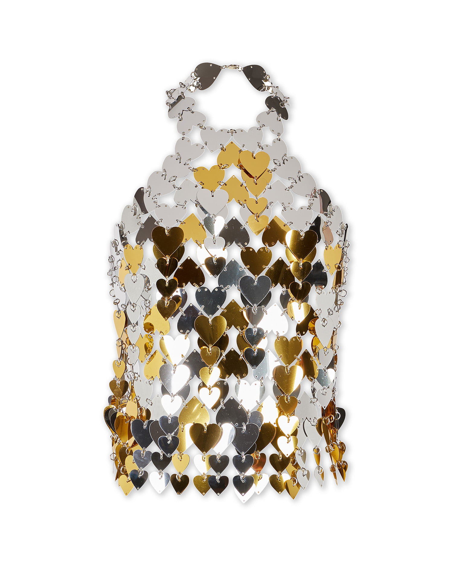 Paco Rabanne Heart Chainmail Halter Top