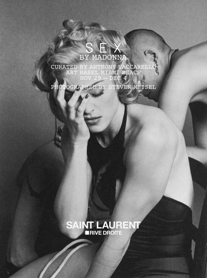 Madonna x Saint Laurent Rive Droite Exhibition in Art Basel Miami
