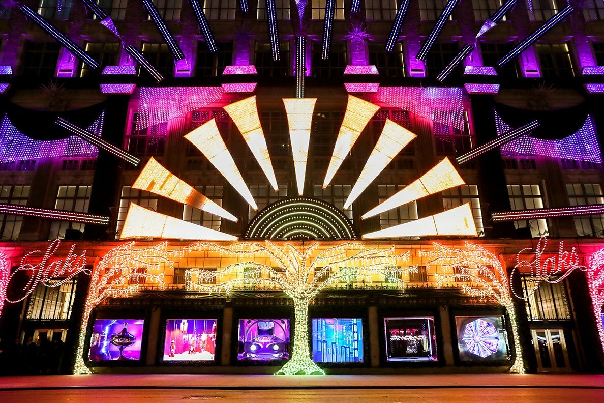 2022 Saks Holiday Light Show