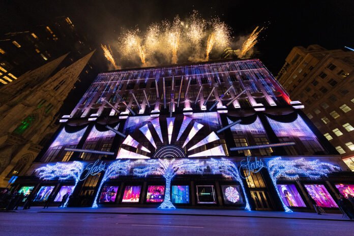 2022 Saks Holiday Light Show