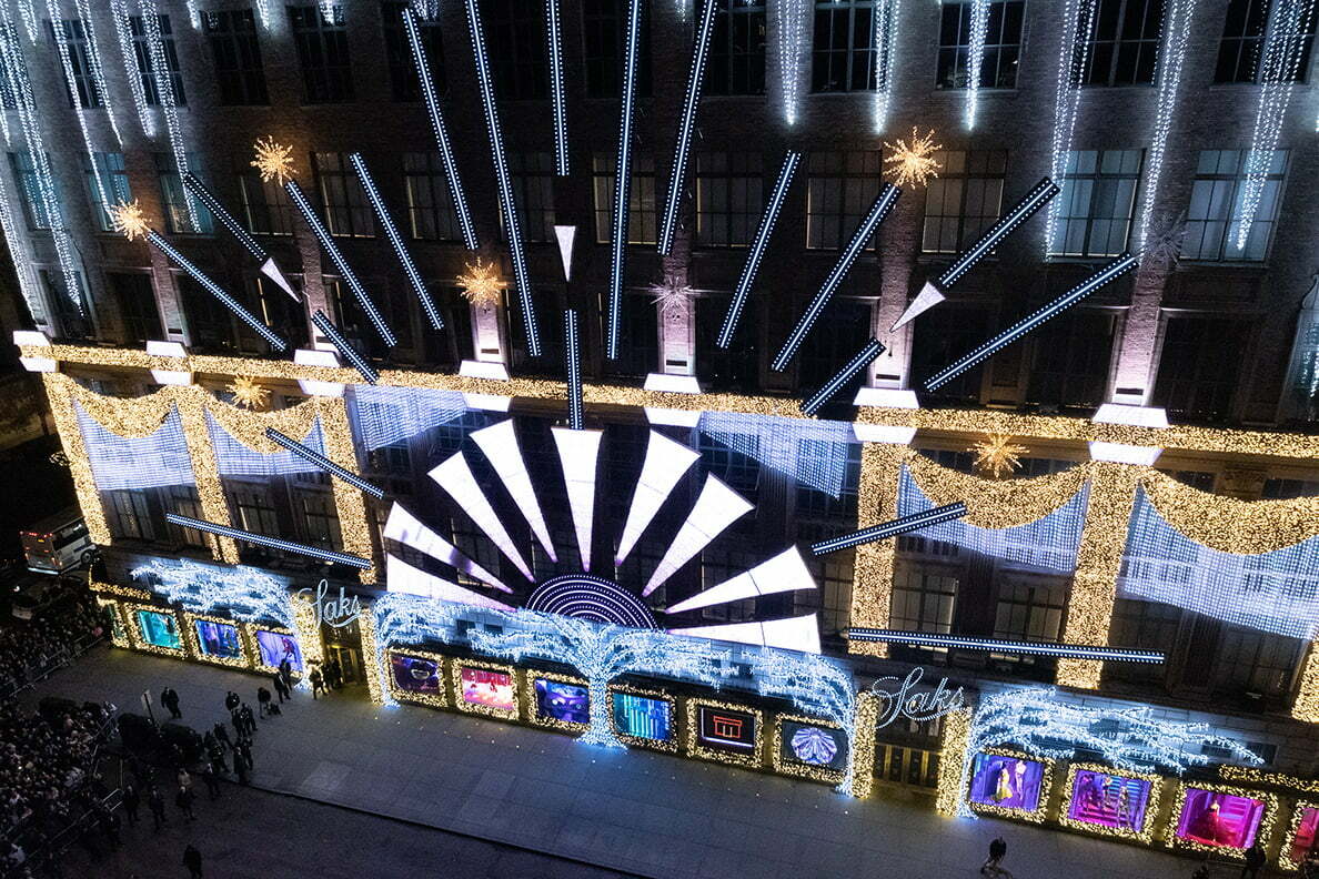 2022 Saks Holiday Light Show