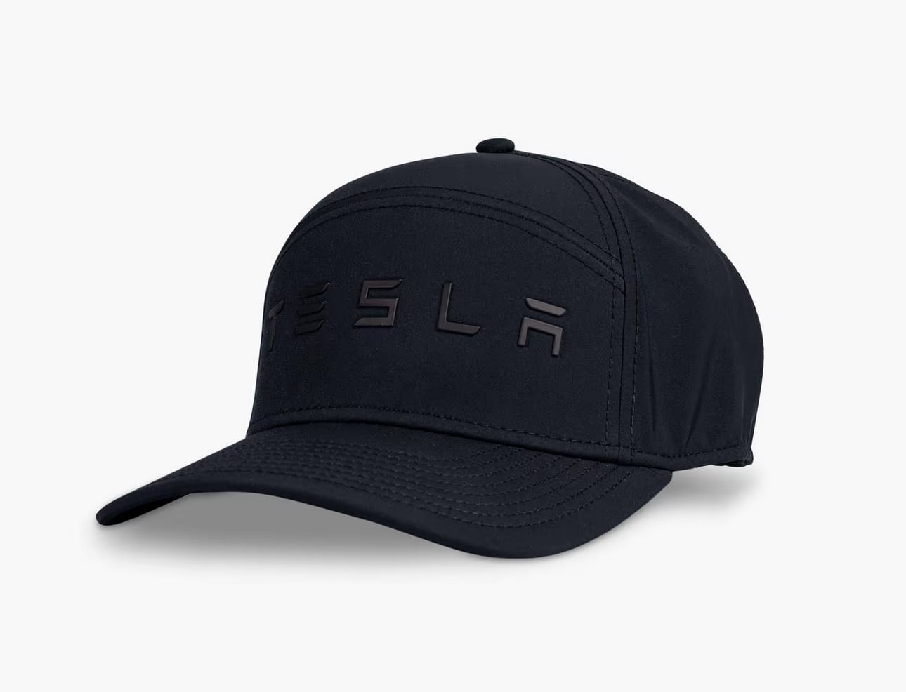 Tesla Six Panel Large Wordmark Hat