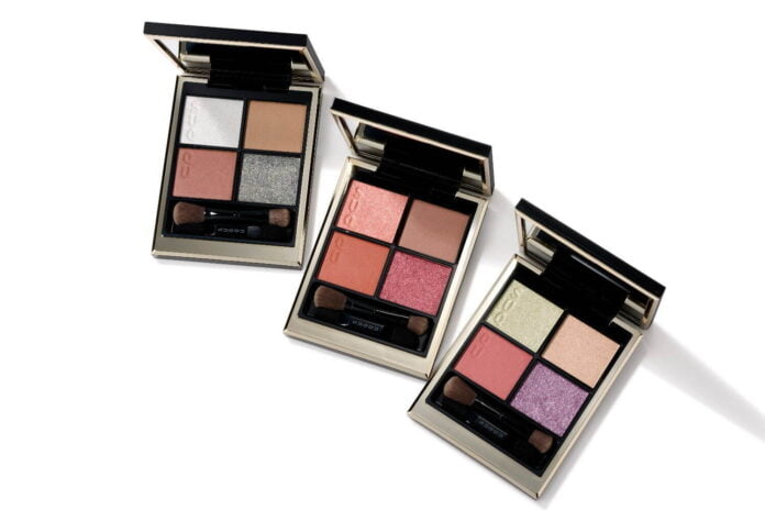 SUQQU 2023 Spring Collection Eyeshadow Palette from Left to Right: 12, 13, 122 (limited color)