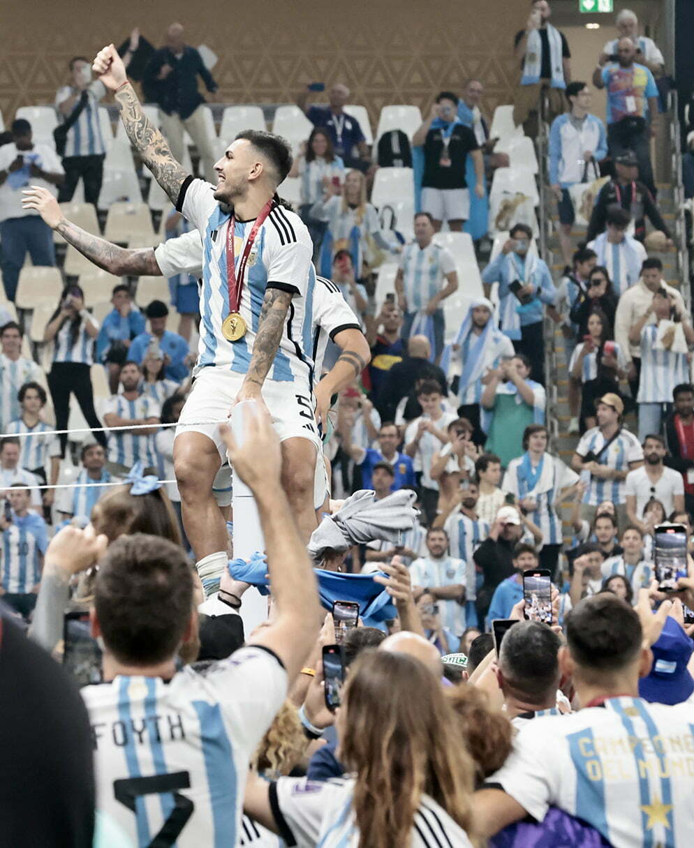 Argentina team celebrating