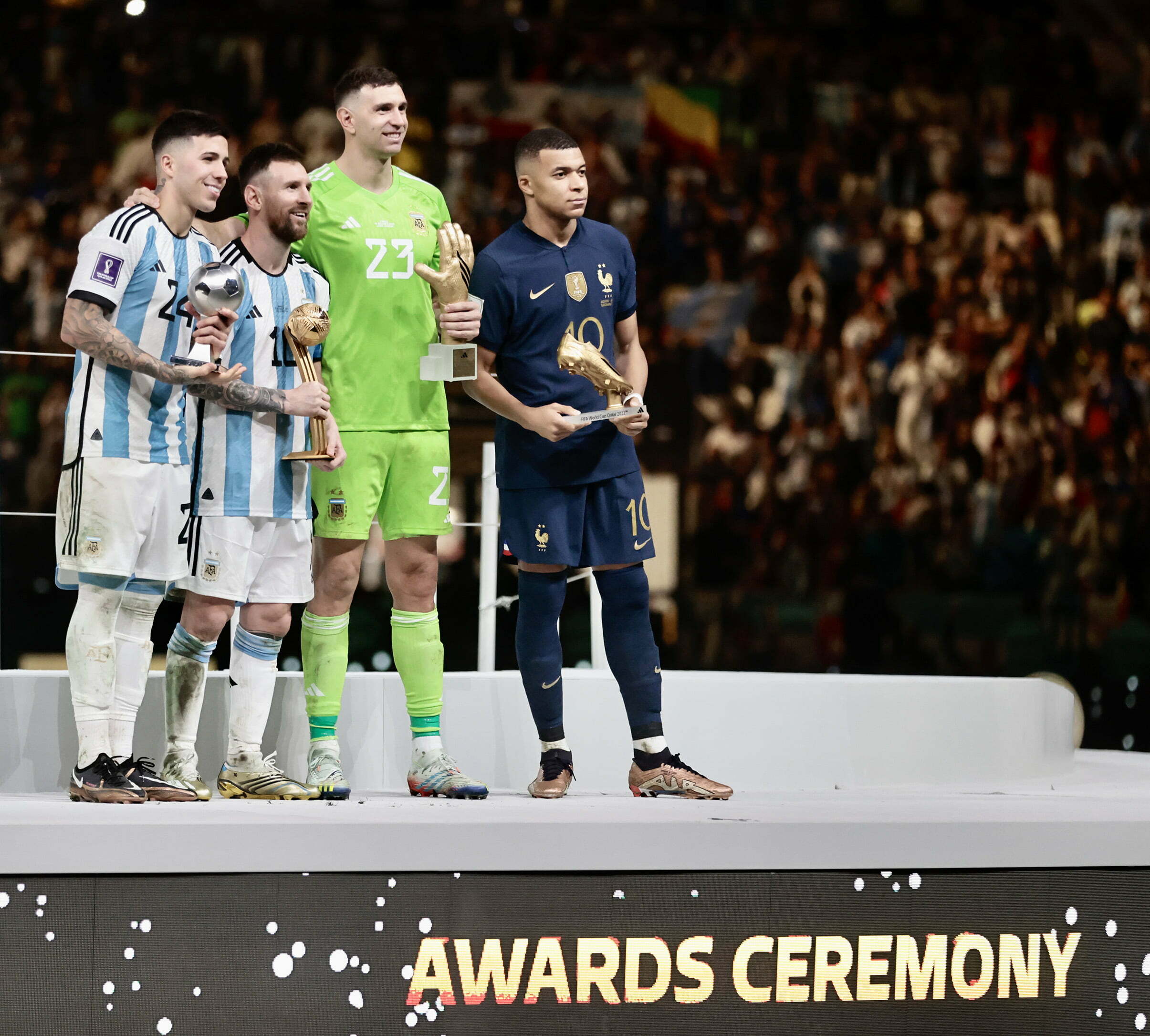 World Cup Final Awards Ceremony 2022 through Photos